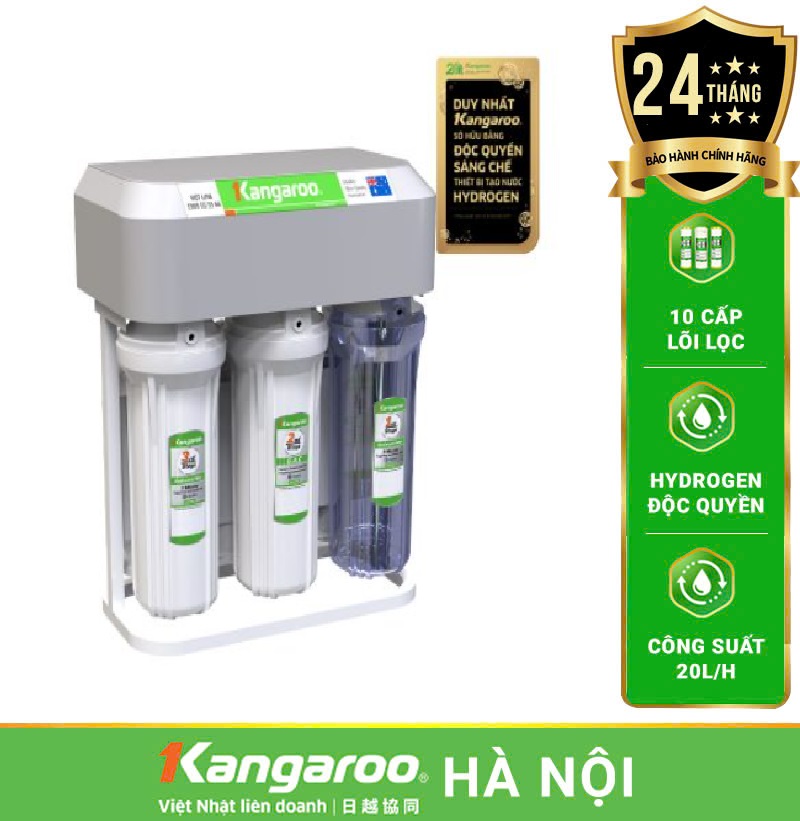Máy lọc nước Kangaroo Hydrogen KGHP10K3 - 10 cấp lọc Model 2025