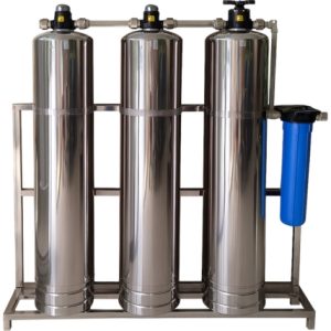 Bộ lọc tổng đầu nguồn gia đình TP – IN03 -INOX, Van cơ, Xử lý Canxi