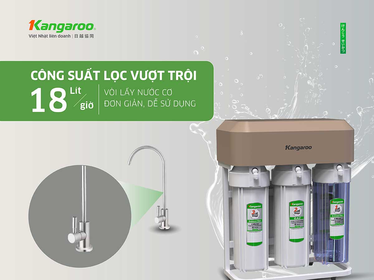 Máy Lọc Nước Hydrogen Kangaroo KG12K3-H1 hình 5