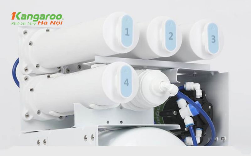 Hệ thống lõi lọc là điểm nổi bật của máy lọc nước ion kiềm Kangaroo