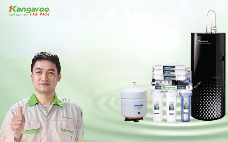 Cách khắc phục máy lọc nước Kangaroo chảy nhiều nước thải