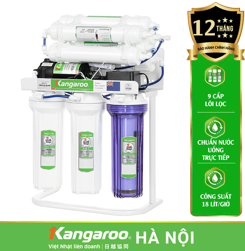 Máy lọc nước Kangaroo Hydrogen KGRP09HQ