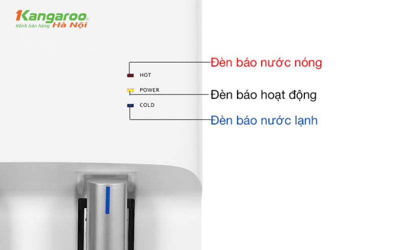 Đèn báo nóng không sáng hoặc sáng bất thường là 1 hiện tượng nhận biết máy lọc nước không làm nóng được 