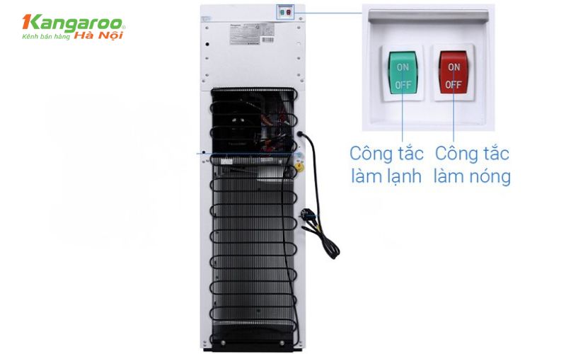 Chưa bật công tắc làm nóng nước