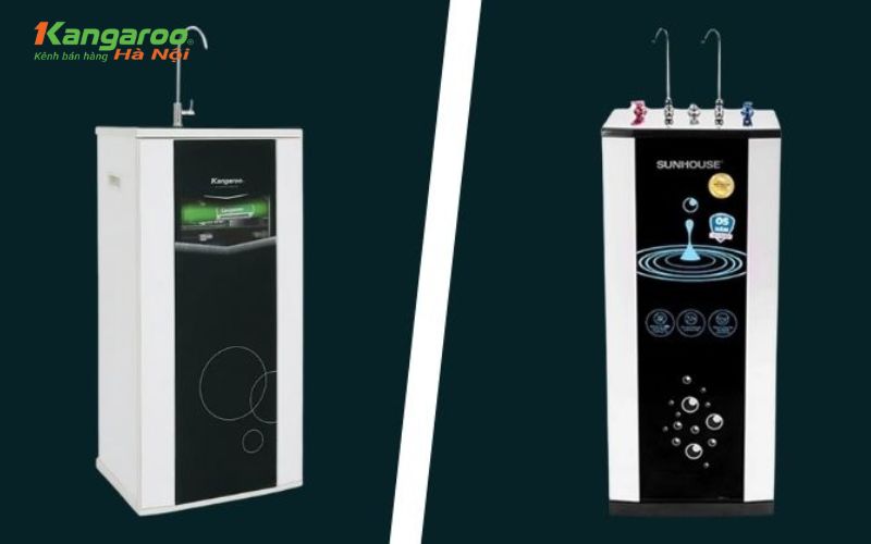Nên mua máy lọc nước Kangaroo hay sunhouse? So sánh chi tiết