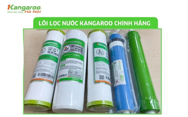 Hướng dẫn phân biệt lõi lọc Kangaroo chính hãng