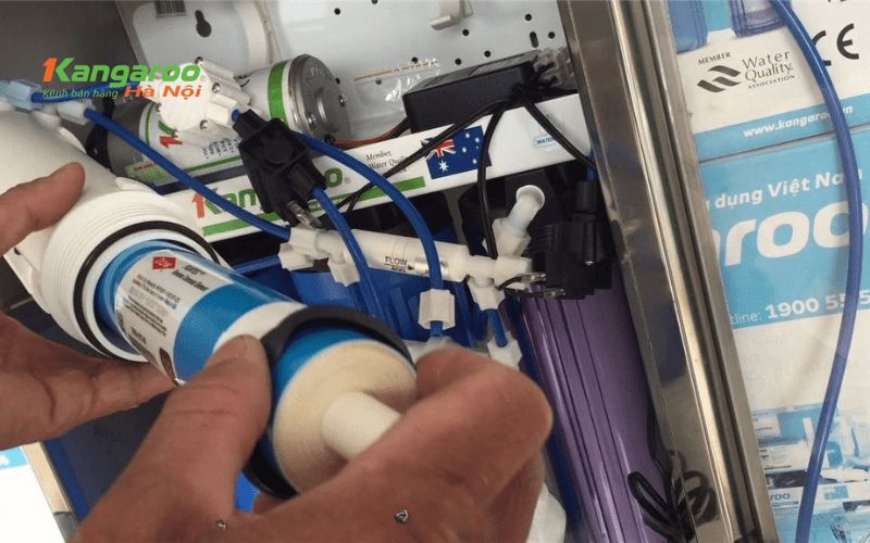 Các bước chuẩn bị trước khi vệ sinh máy lọc nước Kangaroo